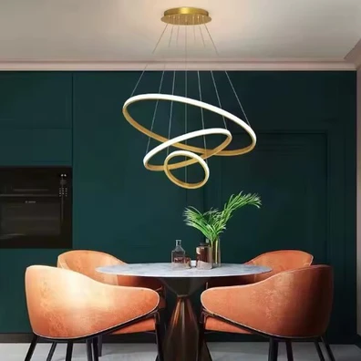 Se led 60 Damita Gold Pendant 60x40x20cm 70w 3cct 