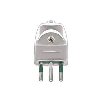 Elecrical Plug Extension Μale 16A Straight White 4