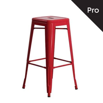 Relix Σκαμπό bar-Pro, Στοιβαζόμενο, Μέταλλο Βαφή Κ