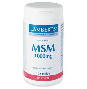 Lamberts MSM 1000mg για τις Αρθρώσεις, 120tabs (85