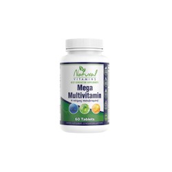 Natural Vitamins Mega Multivitamin 60 tabs