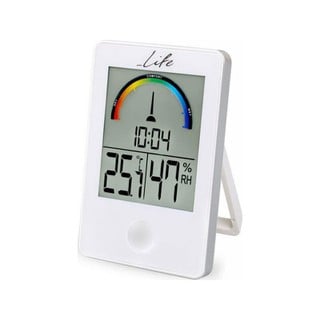 Ψηφιακό Θερμόμετρο-Υγρόμετρο Life WES-101 Λευκό 22