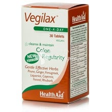 Health Aid VEGILAX - Φυτικό υπακτικό, 30tabs