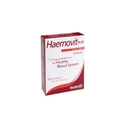 Health Aid Haemovit Plus Blister Iron Dietary Supplement For Healthy Hematopoiesis 30 capsules