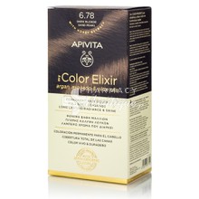 Apivita My Color Elixir - 6.78 Ξανθό Σκούρο Μπέζ Περλέ, 50ml