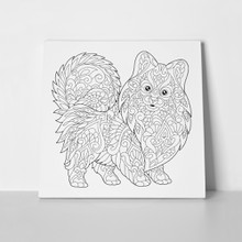 Pomeranian dog symbol 731491798 a