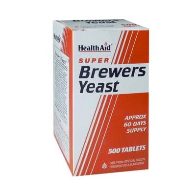 HEALTH AID Super Brewers Yeast 500tabs