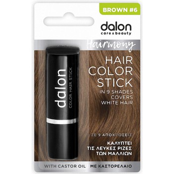 DALON COLOR HAIR STICK Νο6 ΚΑΣΤΑΝΟ 4.5g