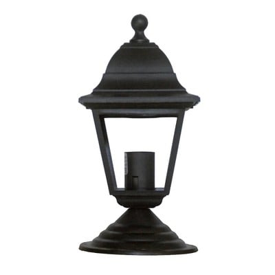 Garden Post Light Lp-510Ex Black Plastic