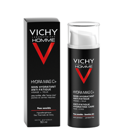 Vichy Homme Hydra Mag C+ Κρέμα Ενυδατικής Περιποίησης για άνδρες ενάντια στην κούραση για πρόσωπο & μάτια, 50ml