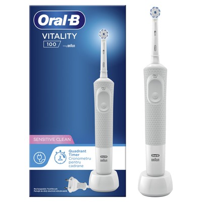 Oral-B Vitality 100 Sensitive Clean White Ηλεκτρικ