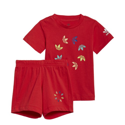 adidas infants adicolor shorts and tee set (HE6853