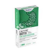 Quest Enzyme Biotix - Πεπτικά Ένζυμα & Προβιοτικά, 30 caps