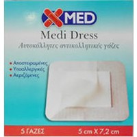 Medisei X-Med Medi Dress 5cmx7.2cm 5τμχ - Αυτοκόλλ
