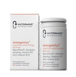 Nutramins Energeius, 60 Caps