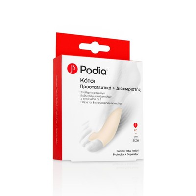 Podia - Bunion Total Relief Protector + Separator one size - 1 τεμ.
