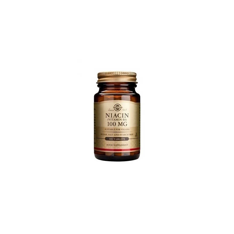 Solgar Solgar Niacin 100mg 100 Tablets