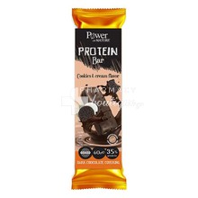 Power Health Protein Bar (Dark Chocolate, Cookies & Cream) - Μπάρα Πρωτεΐνης (Μαύρη Σοκολάτα, Μπισκότο & Κρέμα), 60gr