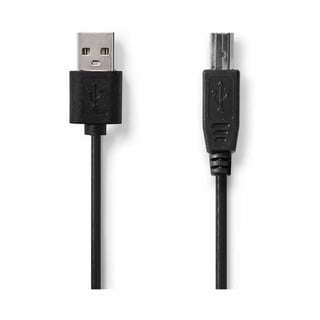 Cable Usb 2.0A Male-B Male 3m Nedis CCGT60100BK30 