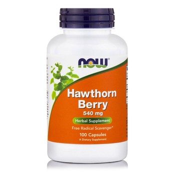 NOW HAWTHORN BERRY 550 MG 100 CAPS