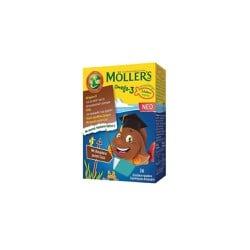 Moller's Omega-3 Συμπλήρωμα Διατροφής Για Παιδιά Με Γεύση Cola 36 ζελεδάκια