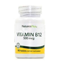 Natures Plus Vitamin B-12 - Κοβαλαμίνη 500mcg, 90 tabs
