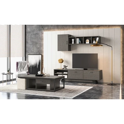 Living Room Complex 225x45x48cm Melamine No28 New 