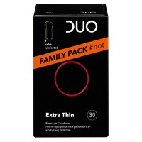 Duo Extra Thin Family Pack 30τμχ - Λεπτά Προφυλακτ