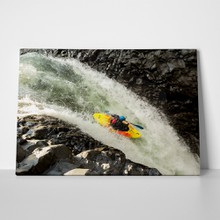 Waterfall kayak