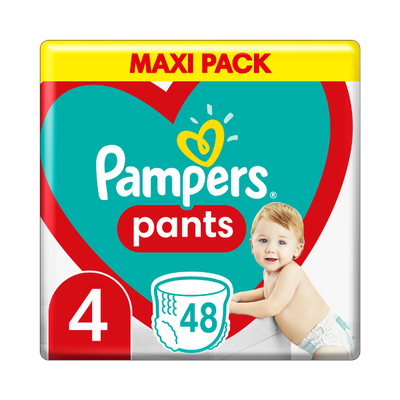 Pampers Pants  Maxi Pack No 4 (9-15kg) 48τμχ