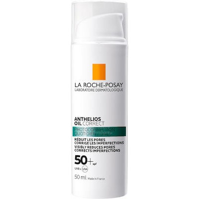 LA ROCHE POSAY  Anthelios Oil Correct Photocorrection Daily Gel-Cream SPF50+ Αντιηλιακό Για Λιπαρό Δέρμα & Ατέλειες 50ml
