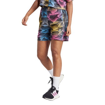 adidas women tiro print mesh summer shorts (IQ4813