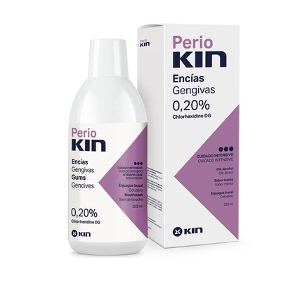 Kin PerioKin Mouthwash 0,20% Χλωρεξιδίνη Στοματικό Διάλυμα Για Τη Μείωση Της Οδοντικής Πλάκας 250ml