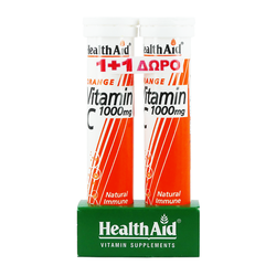 Health Aid Vitamin C 1000mg 20 Effervescent 1+1