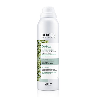 Vichy - Dercos Nutrients Detox Dry Shampooing Sec Ξηρό Σαμπουάν Χωρίς Λούσιμο - 150ml