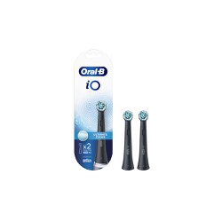 Oral-B IO Ultimate Clean Black Ανταλλακτικές Κεφαλές Ηλεκτρικής Οδοντόβουρτσας 2 τεμάχια