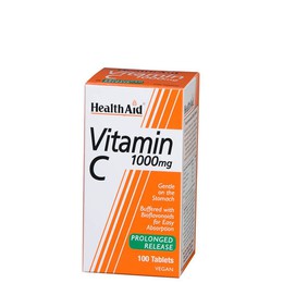 Health Aid Vitamin C 1000mg 60 ταμπλέτες with Bioflavonoids Prolonged Release, Βιταμίνη C με Βιοφλαβονοειδή, Βραδείας Αποδέσμευσης