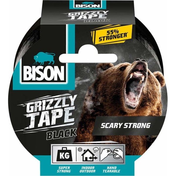 Bison Υφασμάτινη Ταινία Grizzly Tape Black 50mm x 