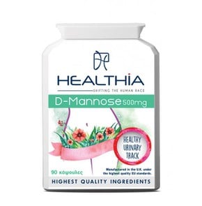 Healthia D-Mannose 500mg Συμπλήρωμα Διατροφής  Προ