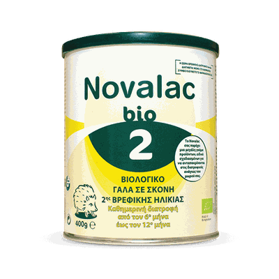 Novalac Bio 2 Βιολογικό Γάλα 6-12m 400g