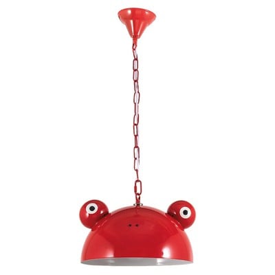 Pendant Kids Light 1xE27 Frog Red