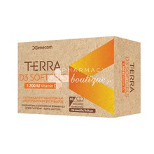 Genecom Terra D3 1200IU - Οστά / Ανοσοποιητικό, 60 softgels