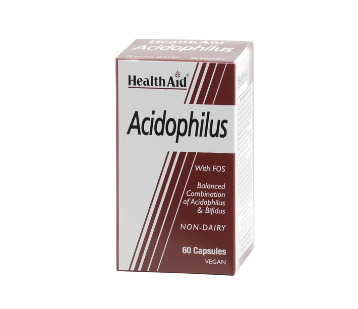 HEALTH AID ACIDOPHILUS 60CAPS
