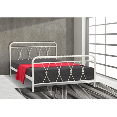 Κρεβάτι Μεταλλικό MetalFurniture Ρομβάκι 150Χ200 Μ