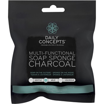 DAILY CONCEPTS MULTIFUNCTIONAL CHARCOAL SOAP SPONG