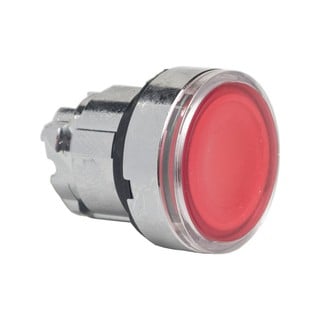 Button Red Lighting with Latching ZB4BH043