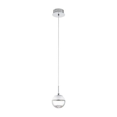 Pendant Led Light Montefio Chromium With Glass And