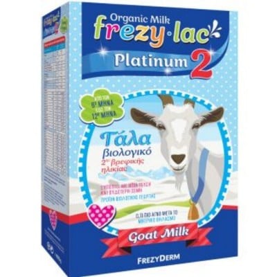 FREZYLAC Platinum No2 Βιολογικό Κατσικίσιο Γάλα Σε Σκόνη Από 6 Μηνών 400g