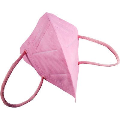 FAMEX Μάσκα Προστασίας FFP2 NR Για Παιδιά Σε Ροζ Χρώμα 1 Τεμάχιο
