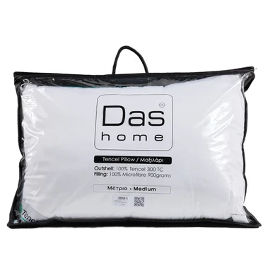 Das Home Μαξιλαρι Tencel 50x70 Comfort 1429 White 